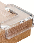 Set 12 protectii de colt transparente din silicon