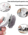 Perie cu auto-curatare pentru animale