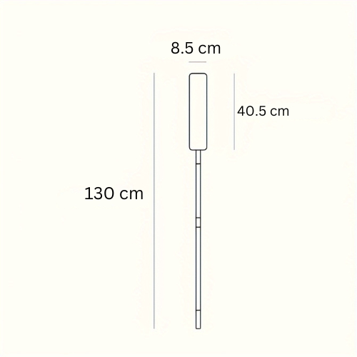 Mop plat retractabil pentru curatare in spatii inguste